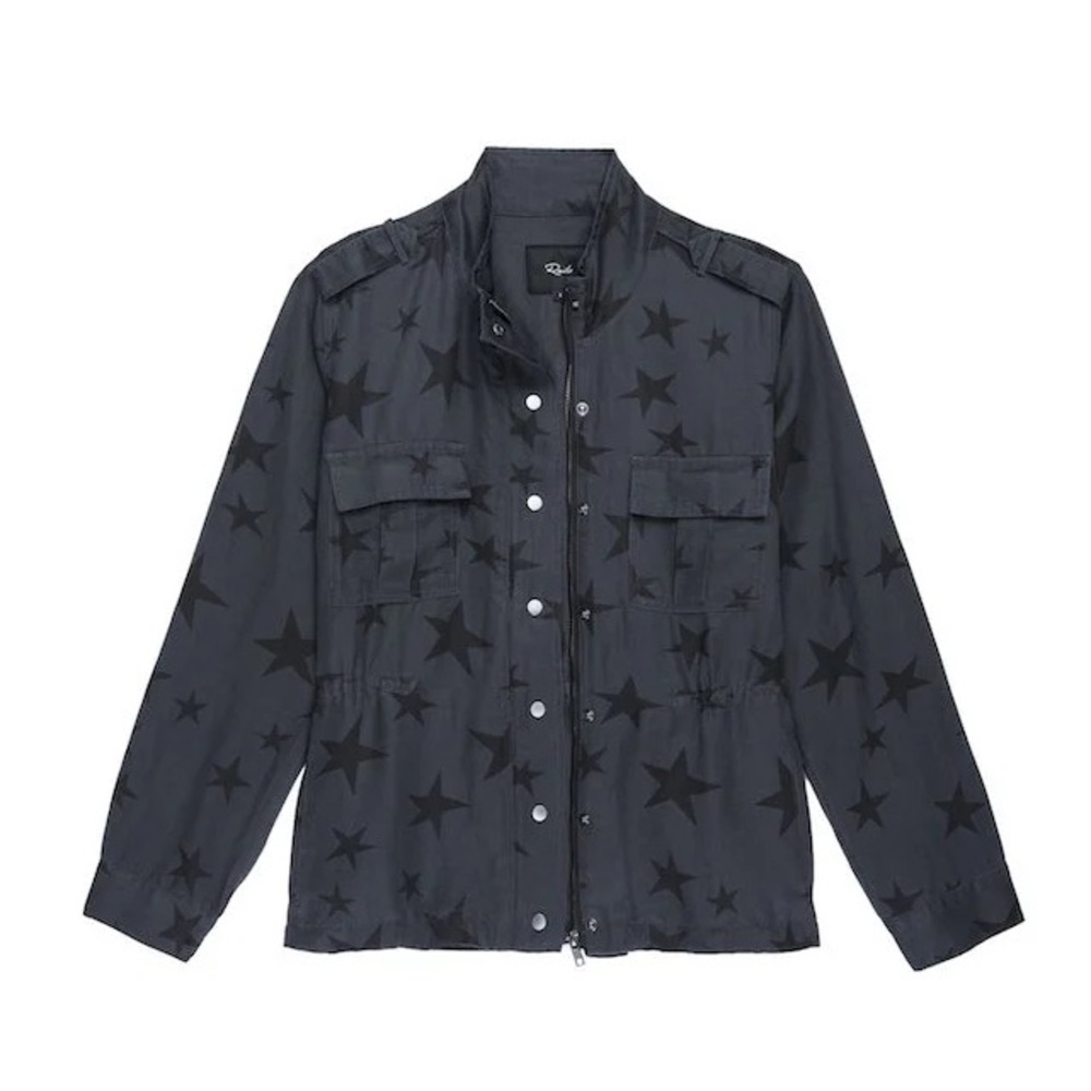 Rails Star Print Utility Jacket light jacket summer fall layer Lightweight - Picture 3 of 7